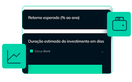 Investimentos em tempo real